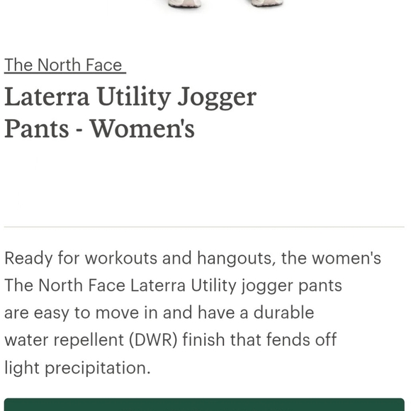 NORTH FACE Women's Laterra Utility Jogger XXL New With Tags - Picture 6 of 7